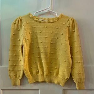 H&M girls Mustard Sweater